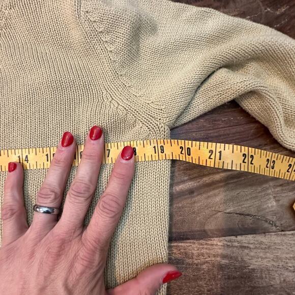 Garnet Hill Women's Button Front Crew Neck Knit Sweater Size XS - Picture 8 of 8